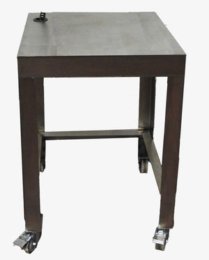 Swan-Matic stainless steel bottle capping cart manufactured in Fairview Pennsylvania USA