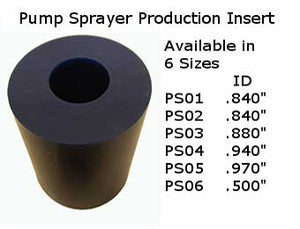 Pump Spray Chuck Inserts